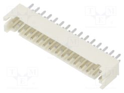 2SHD-C-30-TS_Πρίζα; αγωγού-πλακέτας; αρσενικά; 2mm; PIN: 30; THT; 100V; 2A; ευθύς