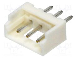 532530370_Πρίζα; αγωγού-πλακέτας; αρσενικά; Micro-Latch; 2mm; PIN: 3; THT