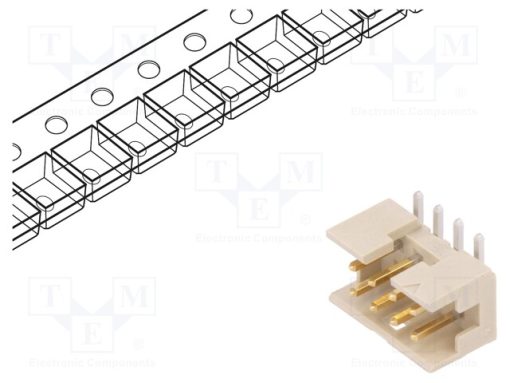 98424-F52-08ALF_Πρίζα; αγωγού-πλακέτας; αρσενικά; Minitek; 2mm; PIN: 8; SMT; για PCB