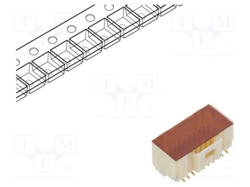 5011902017_Πρίζα; αγωγού-πλακέτας; αρσενικά; Pico-Clasp; 1mm; PIN: 20; SMT