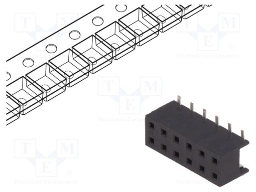 55510-312TRLF_Πρίζα; αγωγού-πλακέτας; θηλυκά; Minitek; 2mm; PIN: 12; SMT; για PCB