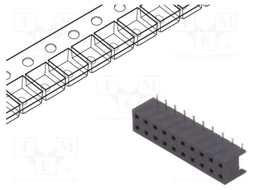 55510-320TRLF_Πρίζα; αγωγού-πλακέτας; θηλυκά; Minitek; 2mm; PIN: 20; SMT; για PCB