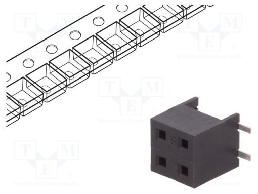 55510-304TRLF_Πρίζα; αγωγού-πλακέτας; θηλυκά; Minitek; 2mm; PIN: 4; SMT; για PCB