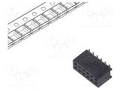 20021321-00012C4LF_Πρίζα; ακίδων; Minitek127®; θηλυκά; PIN: 12; κάθετη; 1