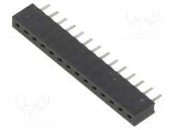 M22-7131442_Πρίζα; ακίδων; θηλυκά; 2mm; PIN: 14; THT; για PCB; 2A; -25÷105°C