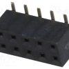 ZL266-10DG_Πρίζα; ακίδων; θηλυκά; PIN: 10; κάθετη; 2mm; SMT; 2x5; Ύψ.προφίλ: 4mm