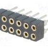 DS1002-02-2*6BT1F6_Πρίζα; ακίδων; θηλυκά; PIN: 12; ευθύς; 2mm; THT; 2x6; Μηκ.Ολ: 7