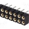 DS1002-01-2*7V13_Πρίζα; ακίδων; θηλυκά; PIN: 14; τορναρισμένες επαφές; ευθύς; 2