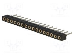 DS1002-02-1*16BT1F6_Πρίζα; ακίδων; θηλυκά; PIN: 16; ευθύς; 2mm; THT; 1x16; Μηκ.Ολ: 7