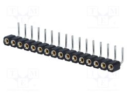 DS1002-01-1*16R13_Πρίζα; ακίδων; θηλυκά; PIN: 16; τορναρισμένες επαφές; γωνιακός 90°