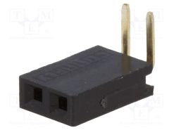 DS1024-1*2R2_Πρίζα; ακίδων; θηλυκά; PIN: 2; γωνιακός 90°; 2