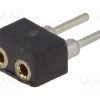 DS1002-02-2*1BT1F6_Πρίζα; ακίδων; θηλυκά; PIN: 2; ευθύς; 2mm; THT; 2x1; Μηκ.Ολ: 7