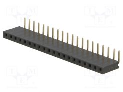 DS1024-1*20R2_Πρίζα; ακίδων; θηλυκά; PIN: 20; γωνιακός 90°; 2