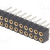 DS1002-02-2*10BT1F6_Πρίζα; ακίδων; θηλυκά; PIN: 20; ευθύς; 2mm; THT; 2x10; Μηκ.Ολ: 7