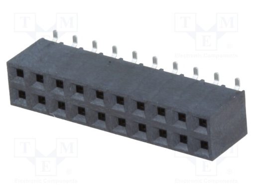 ZL264-20DG_Πρίζα; ακίδων; θηλυκά; PIN: 20; κάθετη; 2