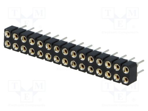 DS1002-01-2*15V13_Πρίζα; ακίδων; θηλυκά; PIN: 30; τορναρισμένες επαφές; ευθύς; 2