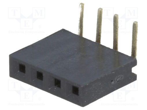 DS1024-1*4R2_Πρίζα; ακίδων; θηλυκά; PIN: 4; γωνιακός 90°; 2