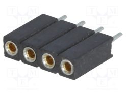 DS1002-03-1*4131_Πρίζα; ακίδων; θηλυκά; PIN: 4; τορναρισμένες επαφές; ευθύς; 2