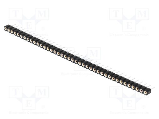 DS1002-01-1*40V13_Πρίζα; ακίδων; θηλυκά; PIN: 40; τορναρισμένες επαφές; ευθύς; 2