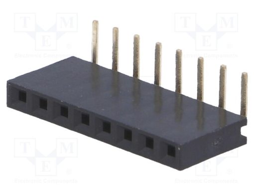 DS1024-1*8R2_Πρίζα; ακίδων; θηλυκά; PIN: 8; γωνιακός 90°; 2