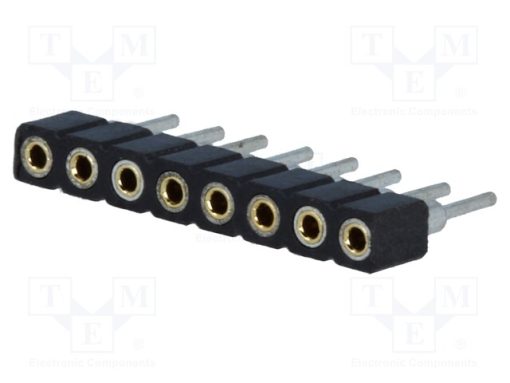 DS1002-02-1*8BT1F6_Πρίζα; ακίδων; θηλυκά; PIN: 8; ευθύς; 2mm; THT; 1x8; Μηκ.Ολ: 7