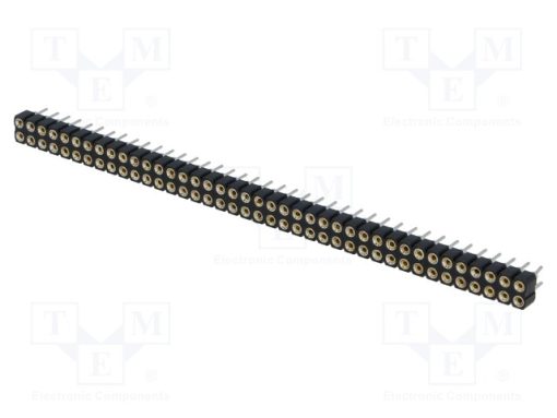 DS1002-01-2*40V13_Πρίζα; ακίδων; θηλυκά; PIN: 80; τορναρισμένες επαφές; ευθύς; 2