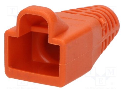 6510-0100-09_Προστατευτικά για φις RJ45; 6mm; πορτοκαλί