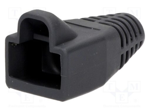 6510-0100-02_Προστατευτικά για φις RJ45; 6mm; σκούρο γκρί