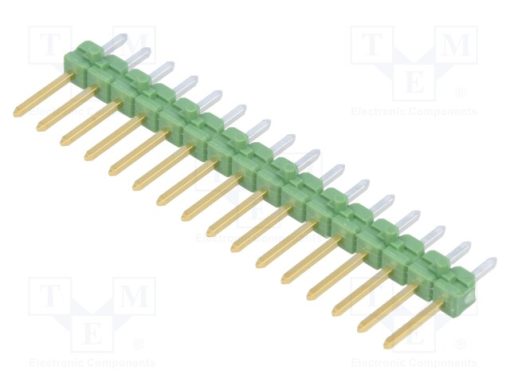 1-825433-6_Ράγα ακίδων; ακίδων; AMPMODU MOD II; αρσενικά; PIN: 16; ευθύς; THT