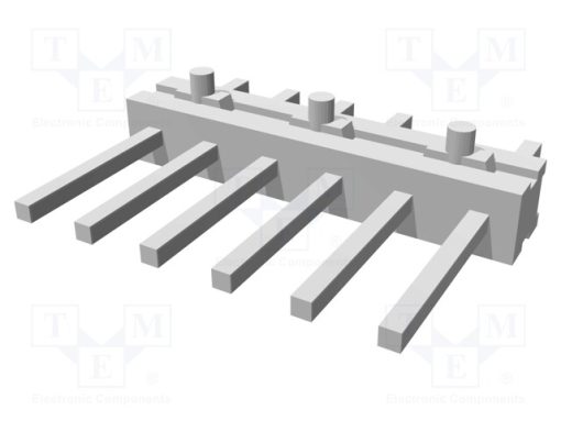 825433-6_Ράγα ακίδων; ακίδων; AMPMODU MOD II; αρσενικά; PIN: 6; ευθύς; THT