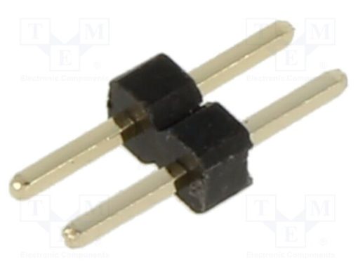 M22-2010205_Ράγα ακίδων; ακίδων; αρσενικά; 2mm; PIN: 2; THT; για PCB; 2A; ευθύς