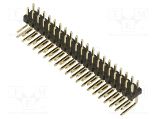 M22-2042005_Ράγα ακίδων; ακίδων; αρσενικά; 2mm; PIN: 40; THT; για PCB; 2A; χύδην