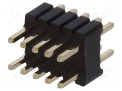 ZL311-2X5P_Ράγα ακίδων; ακίδων; αρσενικά; PIN: 10; ευθύς; 1