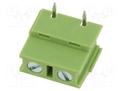 XY128RB-2P 7.5MM GREEN_Ράγα σύσφιξης για τυπωμένα; ευθύς; 7