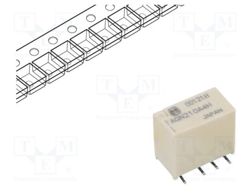 AGN210A4HZJ_Ρελέ: Ηλεκτρομαγνητικός; DPDT; Uπηνίου: 4