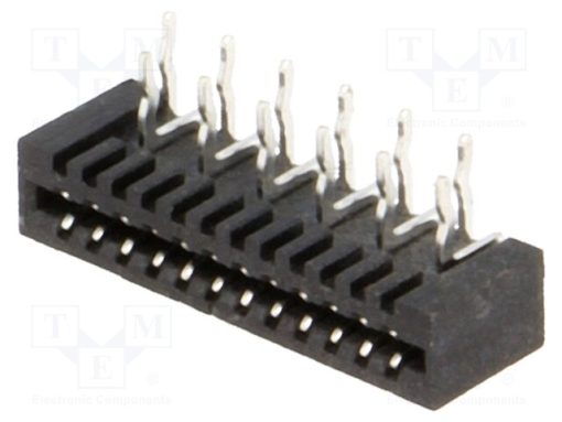 DS1020-04-12BRT1_Σύνδεση: FFC/FPC; γωνιακός 90°; PIN: 12; Non-ZIF; THT; 20mΩ; 1mm