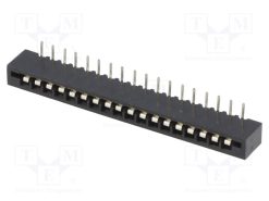 DS1020-18RT1D_Σύνδεση: FFC/FPC; γωνιακός 90°; PIN: 18; Non-ZIF; THT; 20mΩ; 2