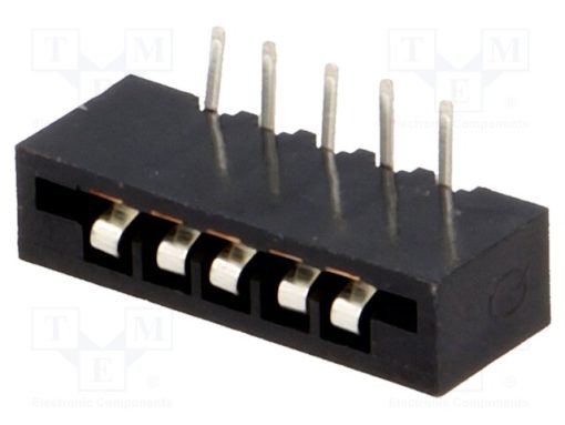 DS1020-05RT1D_Σύνδεση: FFC/FPC; γωνιακός 90°; PIN: 5; Non-ZIF; THT; 20mΩ; 2