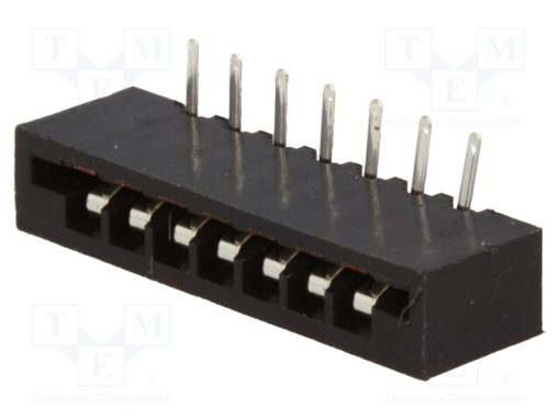 DS1020-07RT1D_Σύνδεση: FFC/FPC; γωνιακός 90°; PIN: 7; Non-ZIF; THT; 20mΩ; 2