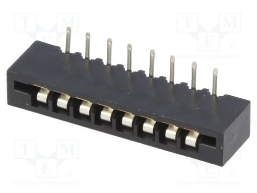 DS1020-08RT1D_Σύνδεση: FFC/FPC; γωνιακός 90°; PIN: 8; Non-ZIF; THT; 20mΩ; 2