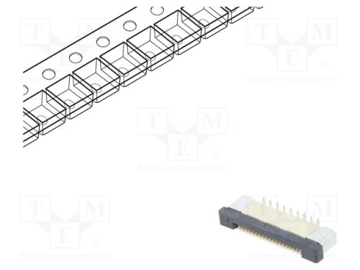 DS1020-08-18VBT11-R_Σύνδεση: FFC/FPC; κάθετη; PIN: 18; ZIF; SMT; 500mA; επικασσιτερωμένη