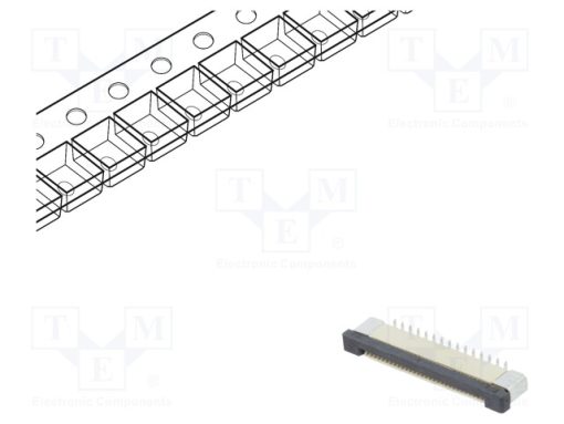 DS1020-08-30VBT11-R_Σύνδεση: FFC/FPC; κάθετη; PIN: 30; ZIF; SMT; 500mA; επικασσιτερωμένη