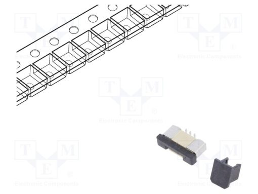 DS1020-08-6VBT11-R_Σύνδεση: FFC/FPC; κάθετη; PIN: 6; ZIF; SMT; 500mA; επικασσιτερωμένη