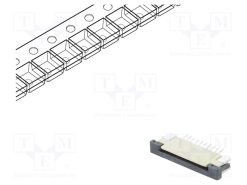 DS1020-07-10VBT1A-R_Σύνδεση: FFC/FPC; οριζόντια; PIN: 10; ZIF; SMT; επικασσιτερωμένη