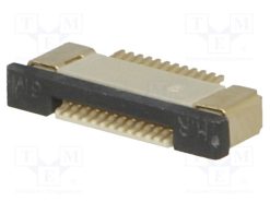 F0500WR-S-12PT_Σύνδεση: FFC/FPC; οριζόντια; PIN: 12; ανω επαφές