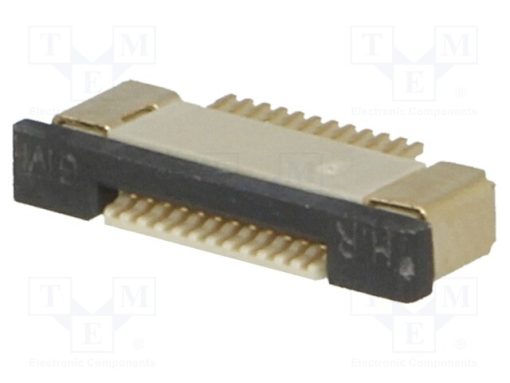 F0500WR-S-12PT_Σύνδεση: FFC/FPC; οριζόντια; PIN: 12; ανω επαφές