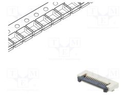 DS1020-12-14VBT1A-R_Σύνδεση: FFC/FPC; οριζόντια; PIN: 14; ZIF; SMT; 500mA; 30mΩ; -25÷85°C