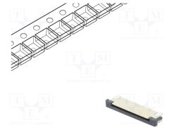 DS1020-07-14VBT1B-R_Σύνδεση: FFC/FPC; οριζόντια; PIN: 14; ZIF; SMT; επικασσιτερωμένη