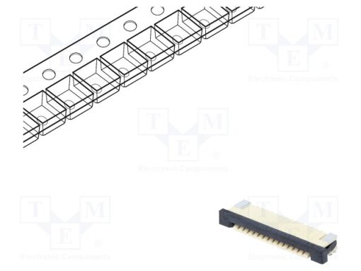 DS1020-07-14VBT1A-R_Σύνδεση: FFC/FPC; οριζόντια; PIN: 14; ZIF; SMT; επικασσιτερωμένη