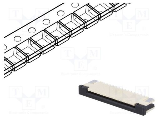 F1003WR-S-14PT_Σύνδεση: FFC/FPC; οριζόντια; PIN: 14; ανω επαφές